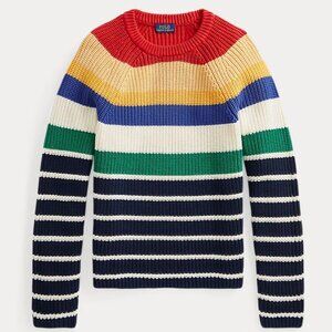 Polo Ralph Lauren Striped Cotton Crewneck Sweater